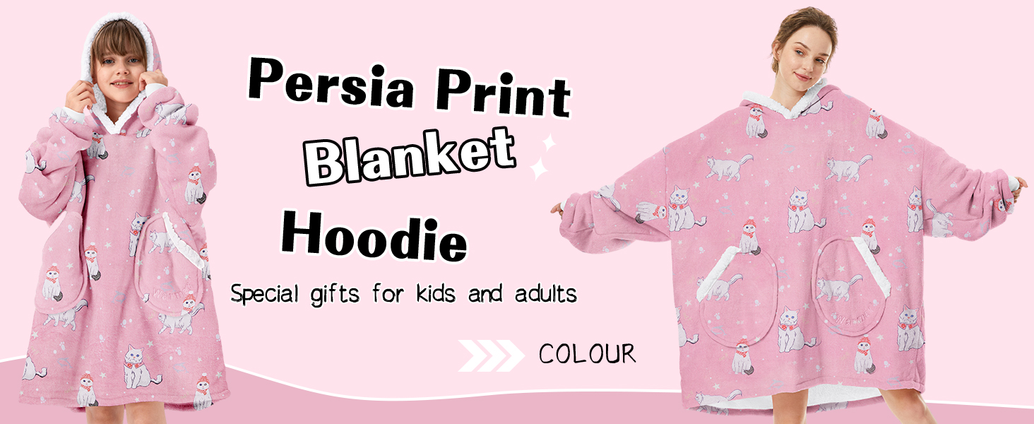 Zando Oversized Wearable Blanlet Hoodie Blankets Winter