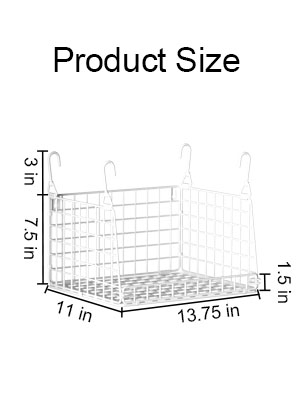 Hanging Wire Basket for Laundry 