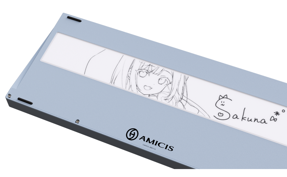 Amazon | 【公式】【結城さくな×AMICIS】ゲーミングキーボード