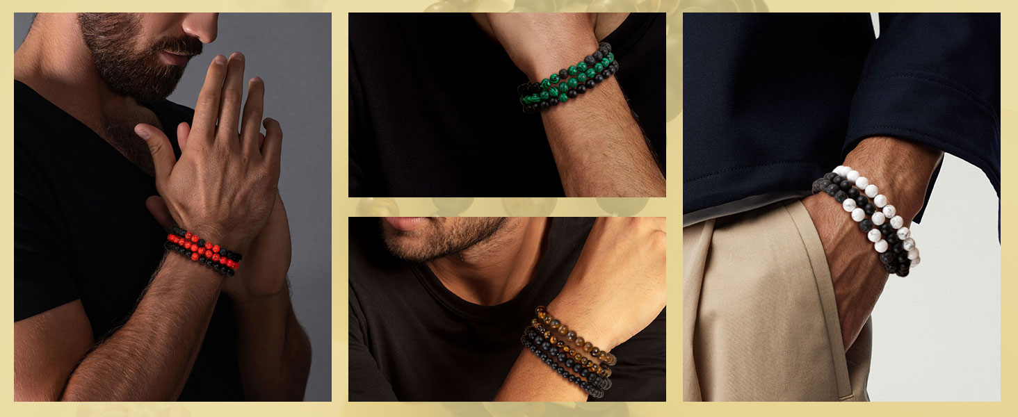 bracelets beads tigers eye beads lava bead bracelet