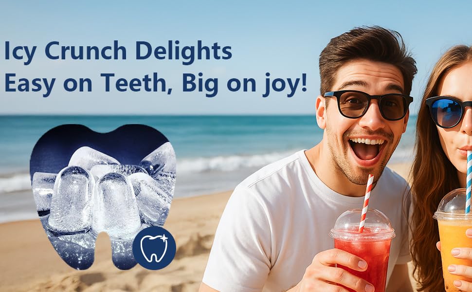 Portable Bullet Ice Maker Machine, One-Click Operation Ice Machine 34LBS/24Hr Production, 6-8 Minutes Quick Ice Making, 1.2L Water Tank, Silver 6 3