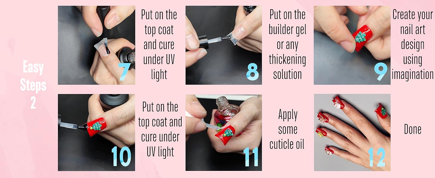 how to use extra short full cover duck nails 2