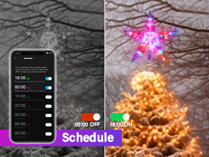 star tree topper lighted