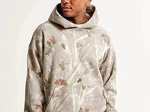 ジャケット・ブルゾン MOUN TEN. leaf camo x boa sailor hoodie
