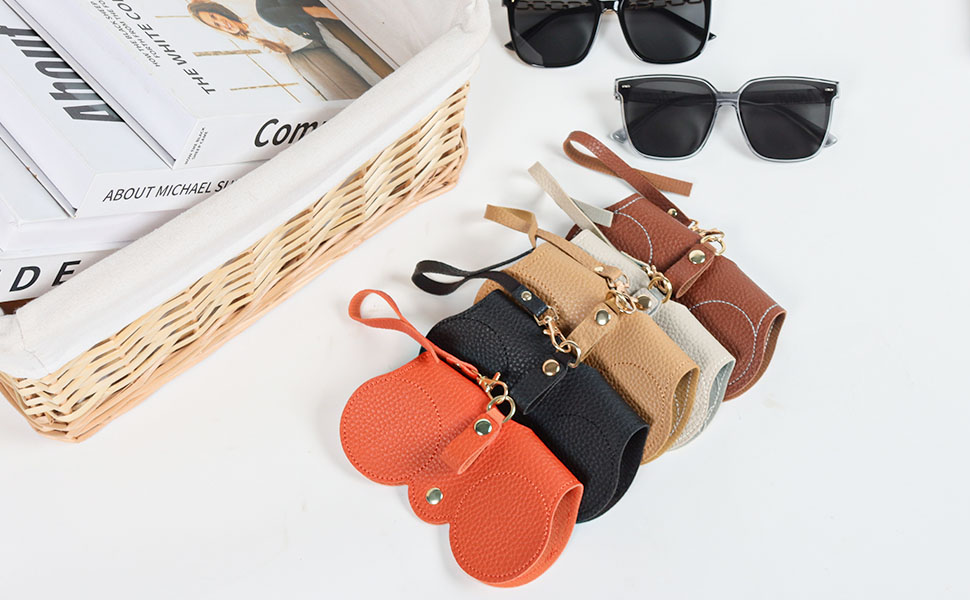 leather travel sunglasses case