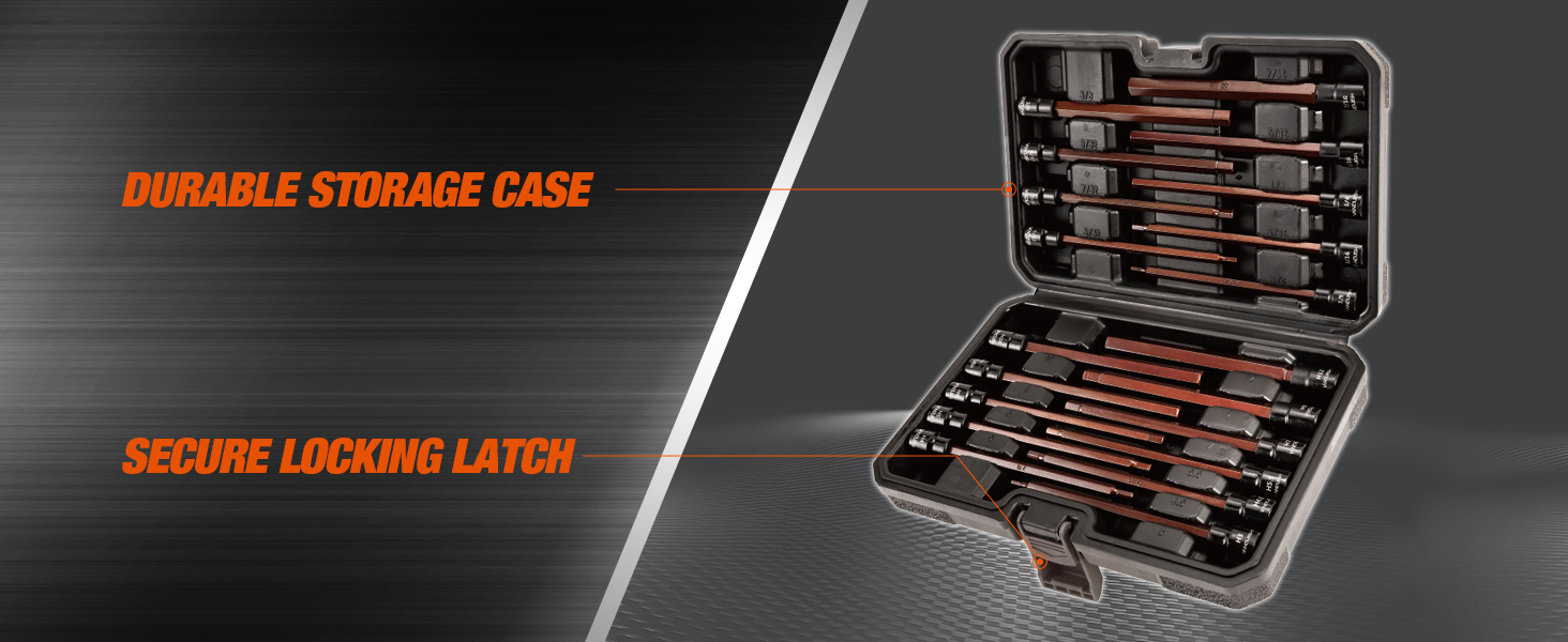 Long Hex Bit Socket Set