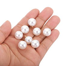 14mm pearl charms, pearl charms for jewelry making, pearl charms for bracelet making