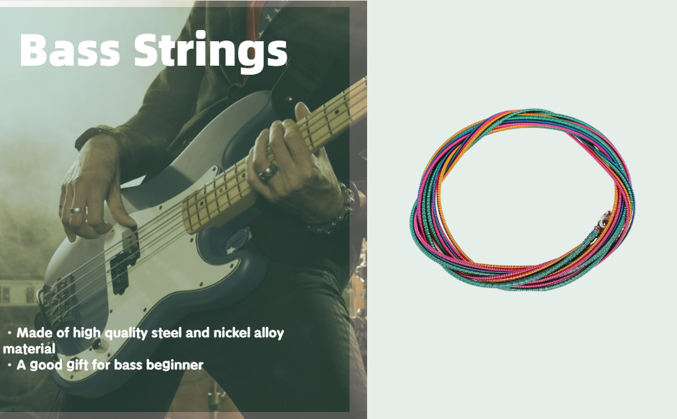 Durable Bass Strings 1.16mm 1.44mm 2.0mm 2.54mm 4String