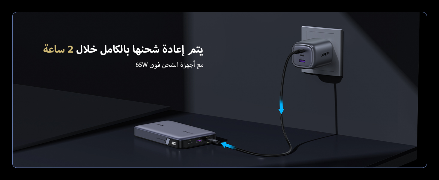 Power Bank 20000mAh Portable Charger USB-C Fast Charging 100W  Fast Charging Portable Charger