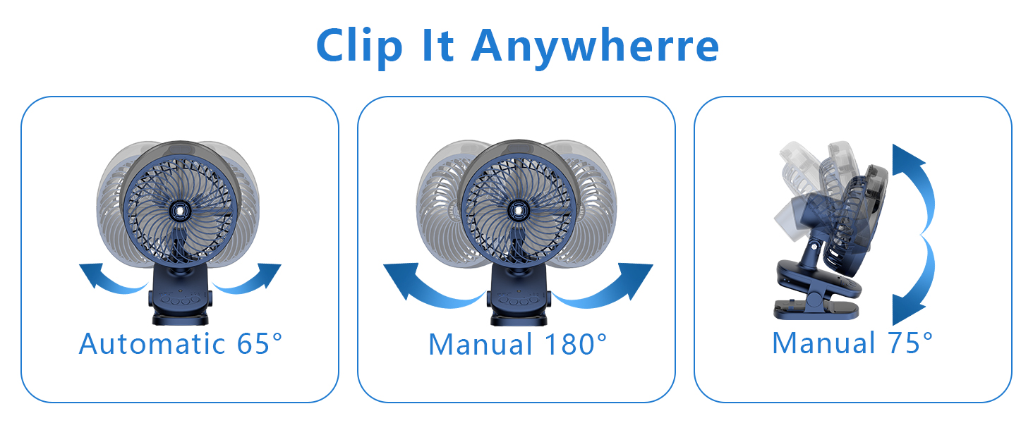 fan with clip