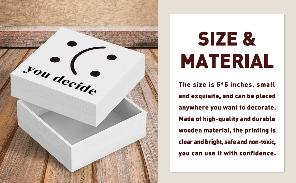 Size and Material