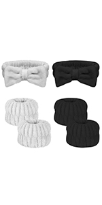 spa wristband and headband set