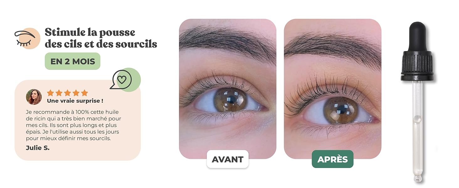 huile à barbe ricin bio de carapate castor amazon pousse rapide l ongle et cheveux pure sourcils