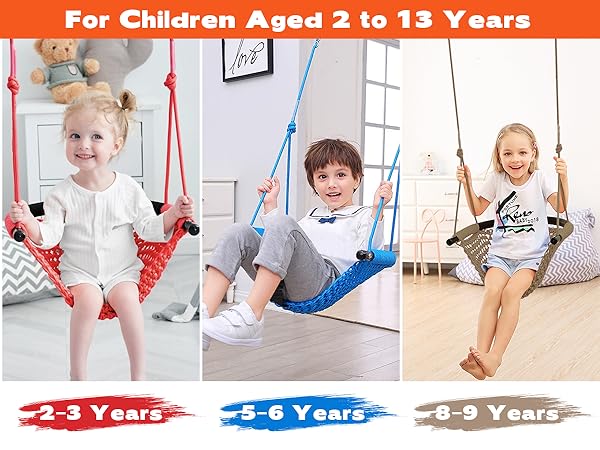 Amazon.com: Hi-Na Kids Swing for Swing Set, Heavy Duty Rope