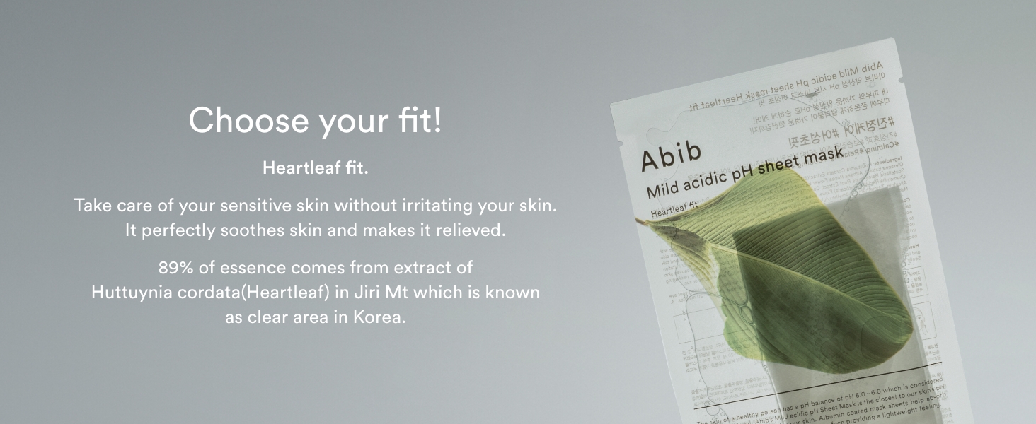 abib heartleaf mask
