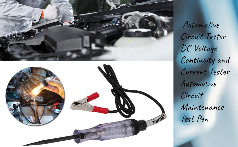 Car Circuit Tester, Automotive Circuit Tester DC Voltage Continuity and