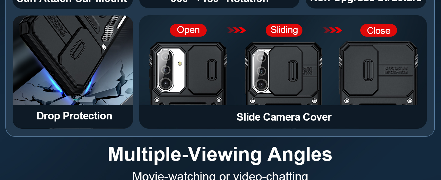 the camera is a sliding camera that can be used to video chat or video chat.
