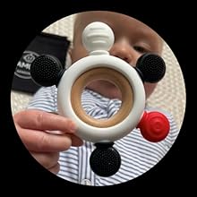 High-quality baby teething ring for secure and soothing play.