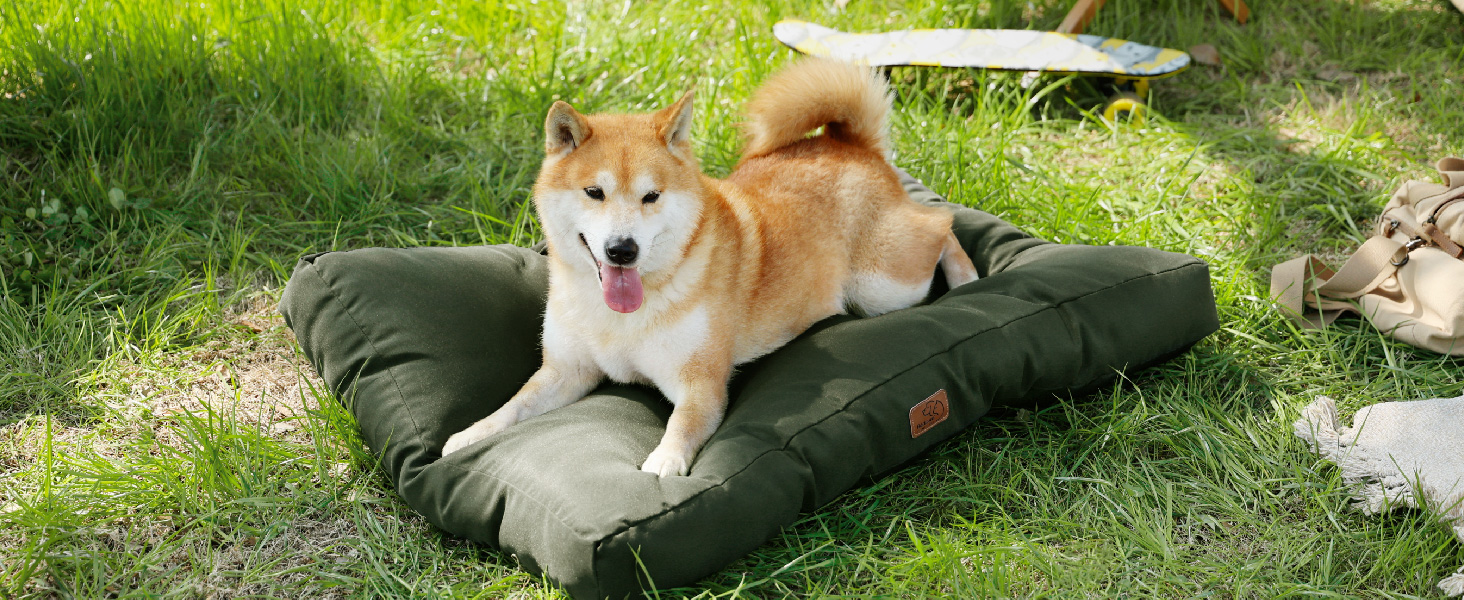 Bedsure Waterproof Dog Bed Large Washable Dog Bed Mattress with