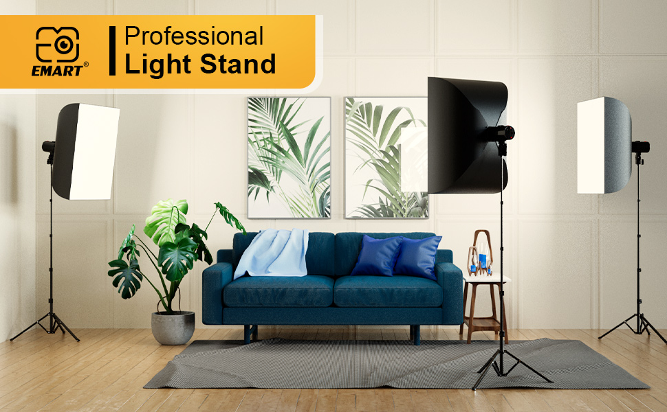 EMART Light Stand,64 inches led Light Stand Reverse