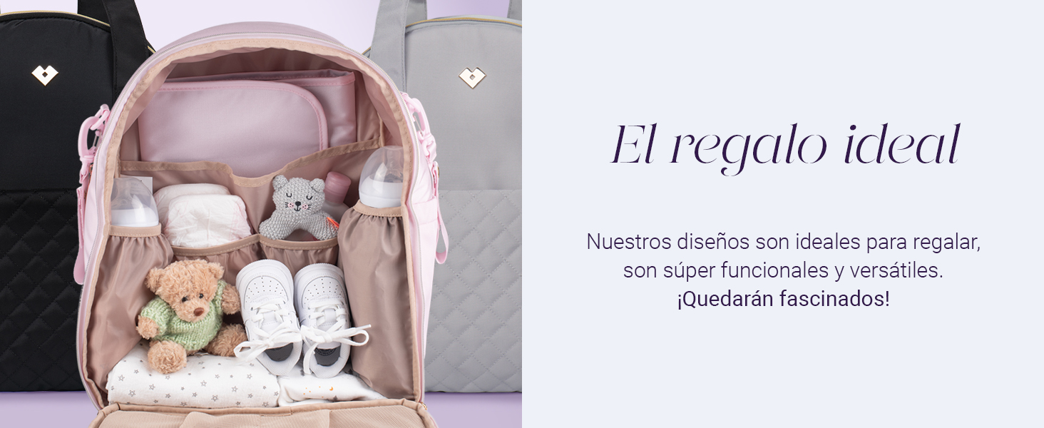 Pañaleras bebe mochilas modernas niña niño bolsas tote mujer dama regalos mama maternidad pañales