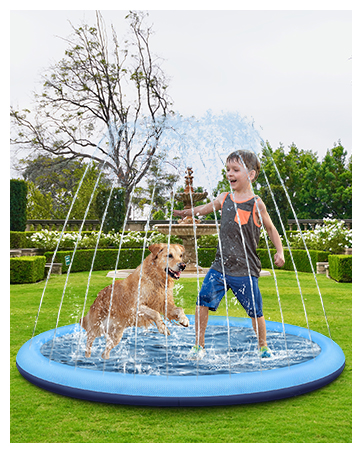 Plastic Pool Jecoo Dog Pool For Large Dogs Kiddie Pool