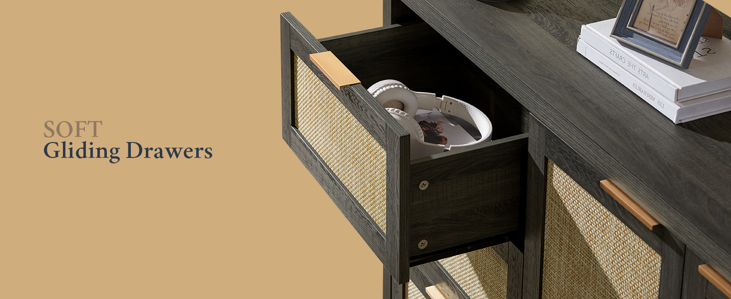 rattan cabinet