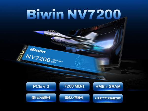 Amazon | Biwin NV7200 1TB SSD NVMe2.0 M.2 Type 2280 PCIe