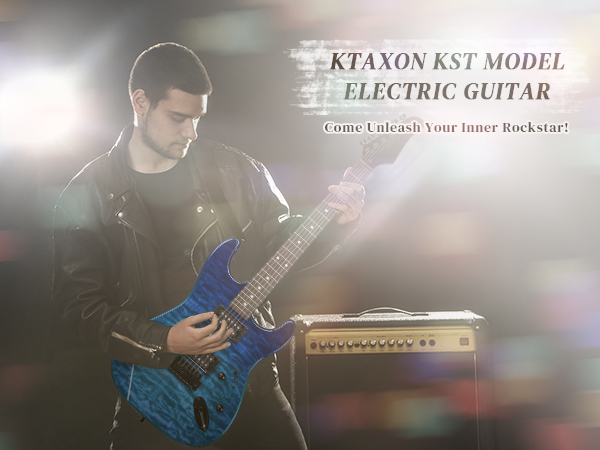 ギター kscn Amazon.com: Ktaxon 39 Inch Electric Guitar, Full Size Solid
