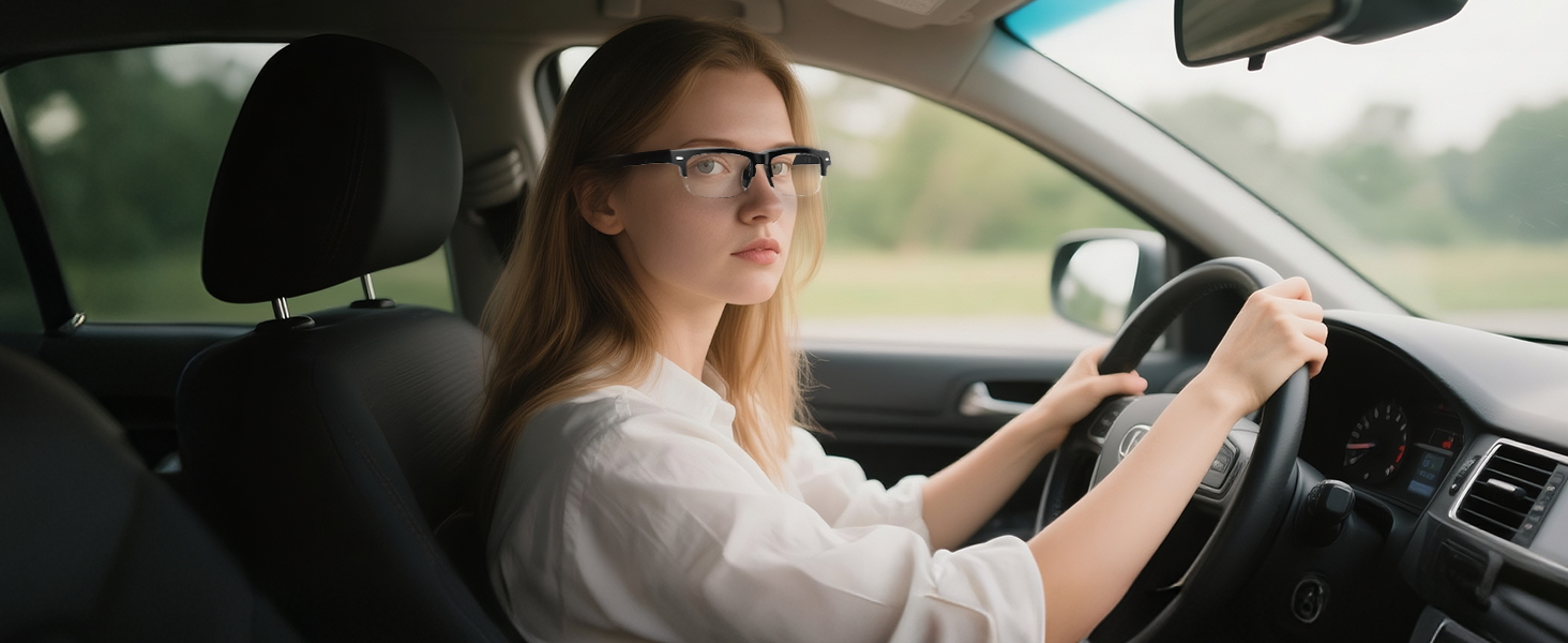 Bluetooth smart glasses with photochromic lenses, suitable for driving