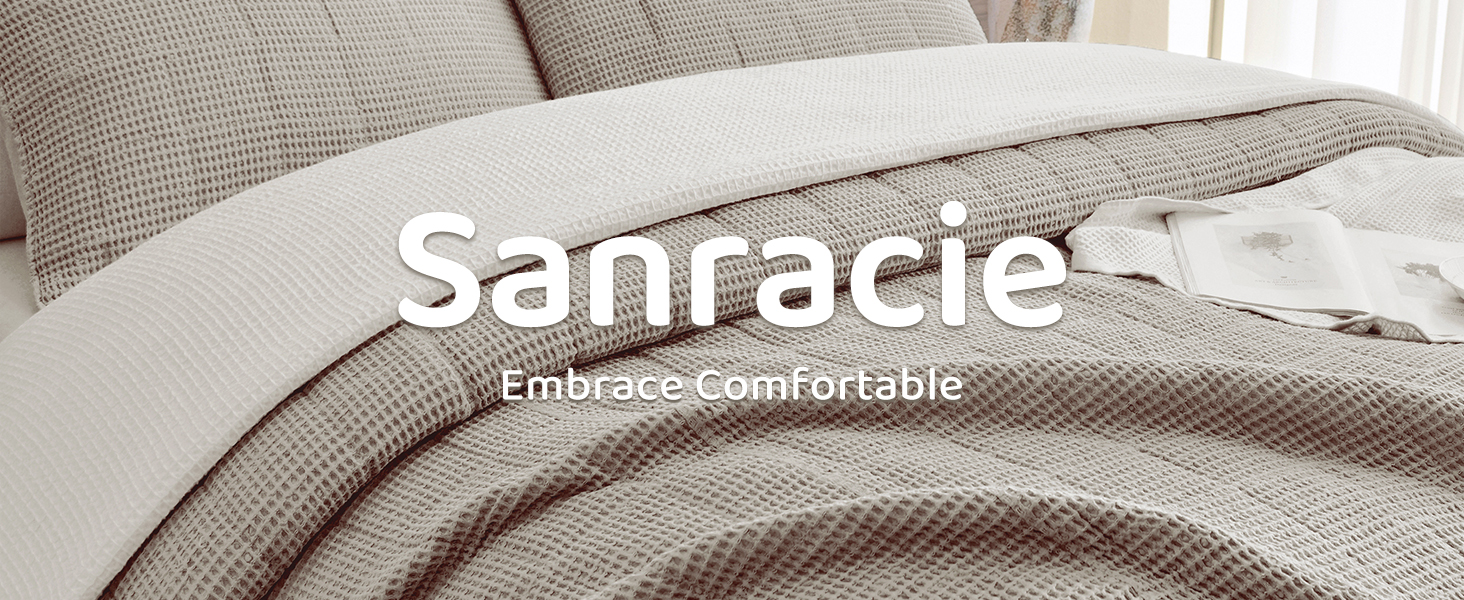 Sanracie Oversized King Bedspread 100% Cotton Waffle Weave Quilt for All Seasons
| Sanracie Oversized King Bedspread Dd0ab65d 255b 440c B1a6 D99d007be5f4. CR0,0,1464,600 PT0 SX1464 V1