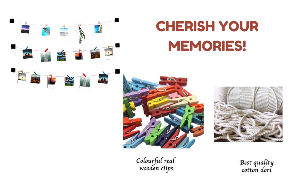 VAH 3 set of Sequre wooden Hanging Photo Display Picture, photo frame