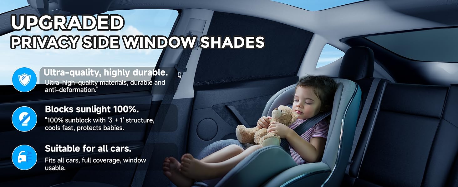 car window shade for baby privacy automobile side window sun shade car windshield sunshade