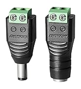 Amazon.com: CHANZON 10Pcs Male and Female 5.5mm x 2.1mm 12V