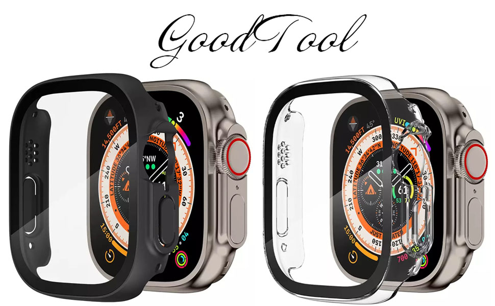 GoodTool 2 Pack Compatible with Apple Watch Series 8Ultra Tempered