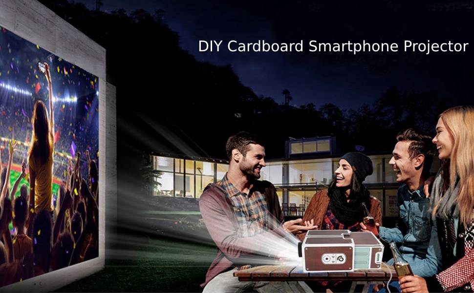 Mini Smart Phone Projector, Secondgeneration Mini DIY Home