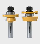 XDENGP 2PCS Shaker Style Rail and Stile Router Bits Set 1/2 Inch Shank, 3/8 Inch Cutting Depth, U...