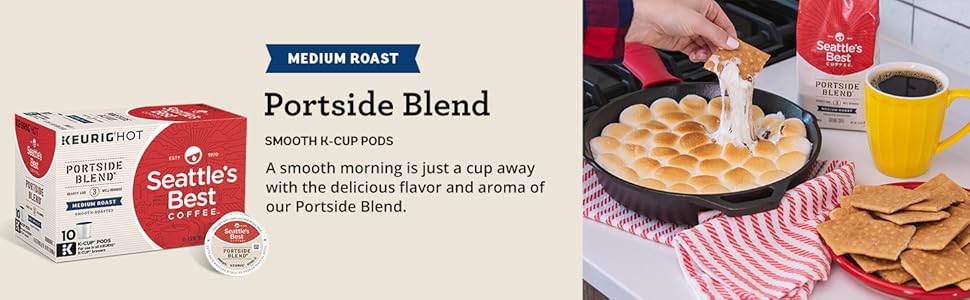 Medium Roast   Portside Blend   Smooth K-Cup Pods 