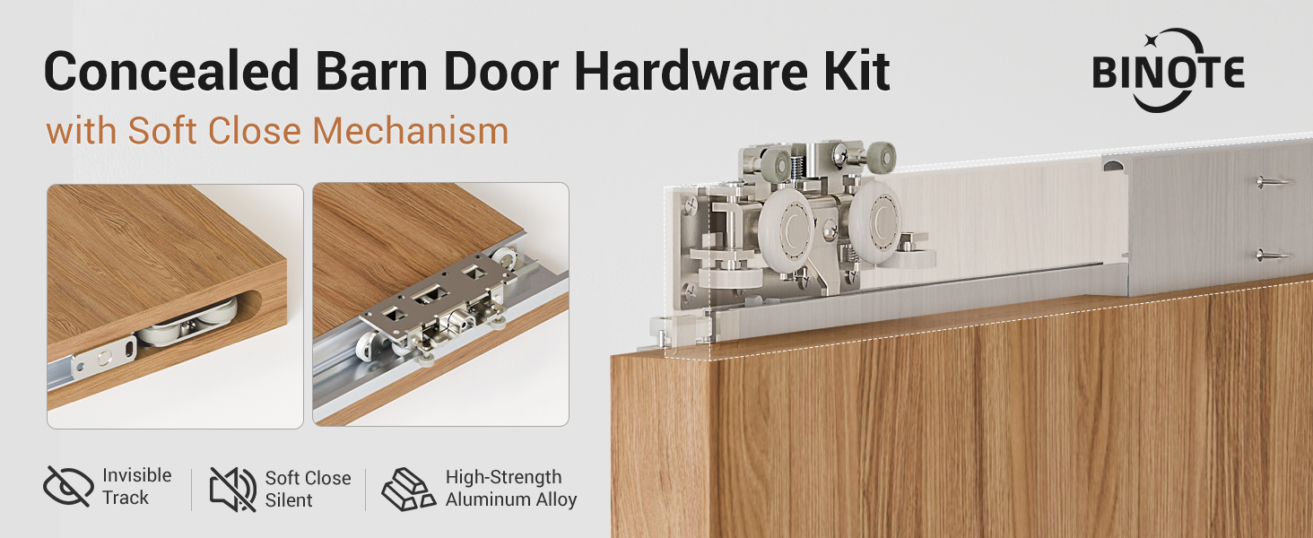 trackless sliding door kit