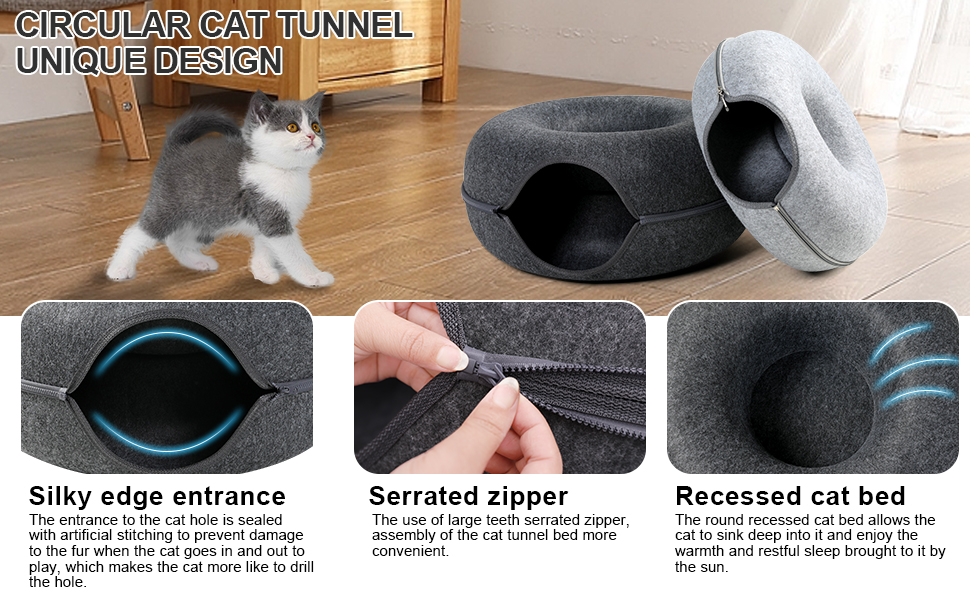 cat Tunnel Bed