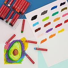 Amazon.com: Hello, Artist! Oil Pastel Set, 20 Pieces