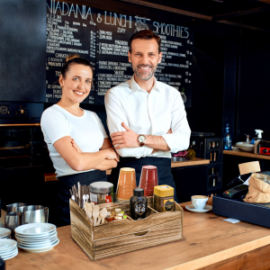 coffee bar accessories and organizer