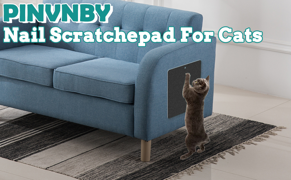 PINVNBY Cat Nail File Scratcher, 3 Pieces Cat Nail File