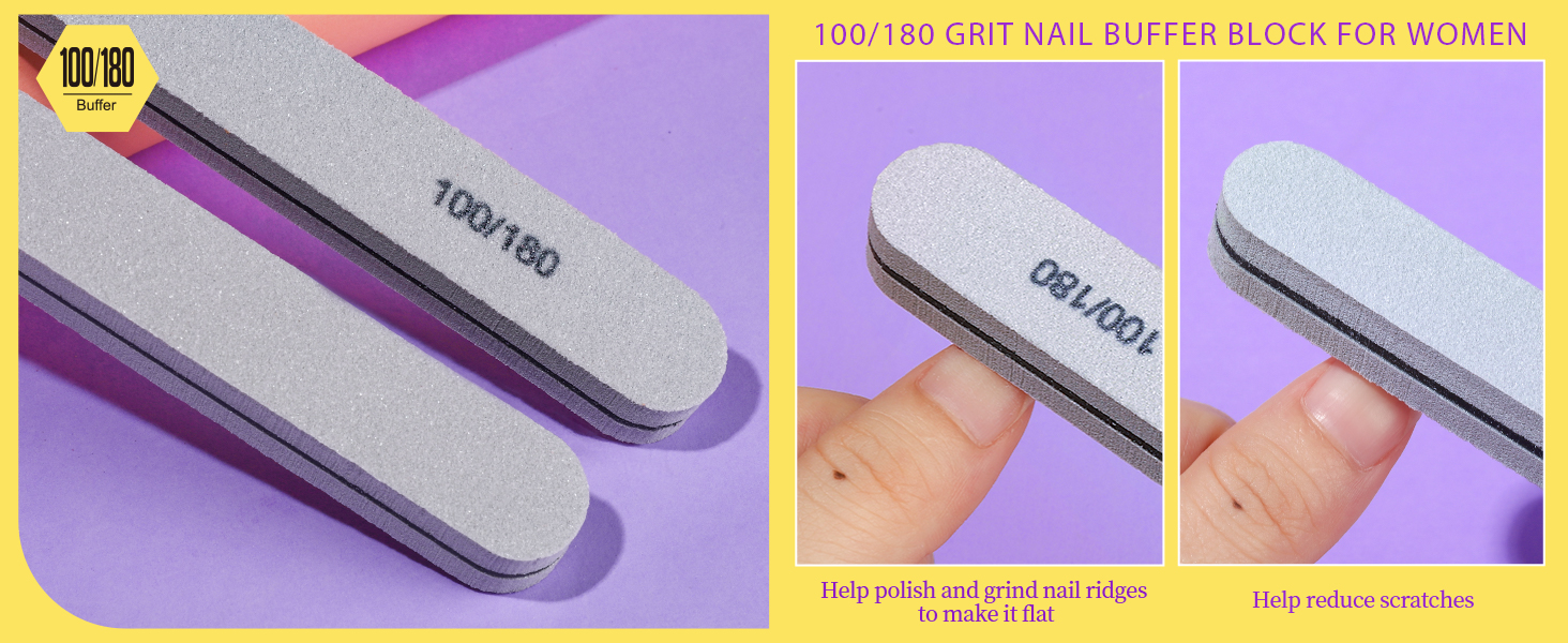 100/180 Grit Nail Buffers