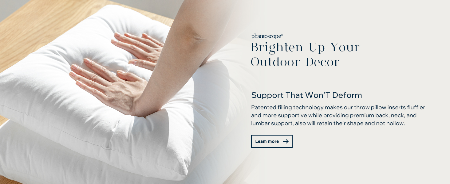 outdoor pillow inserts