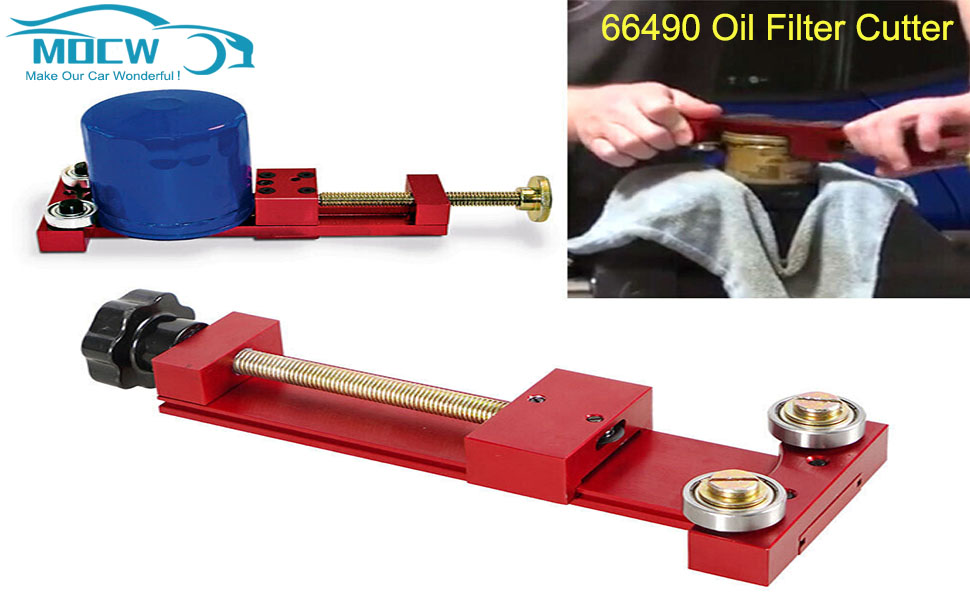 MOCW 66490 Oil Filter Cutter for Filter Cutting Range 13/4