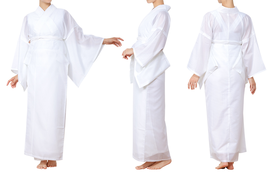 本麻　ピンク　夏用　長襦袢　未使用　絽半衿付　裄61.5（＋4.5）身丈133 本麻 ピンク 夏用 長襦袢 未使用 絽半衿付 裄61.5（＋4.5）