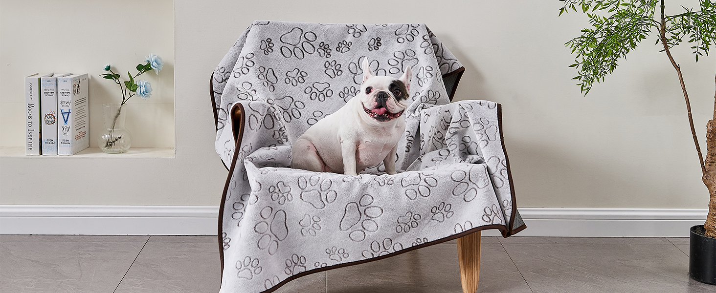 Qeils DualSided Waterproof Dog Blankets for All Season