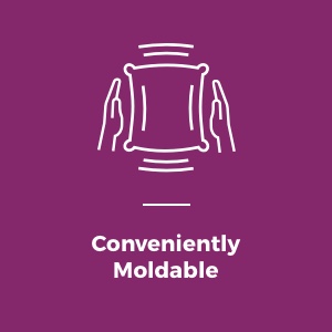 Conveniently moldable