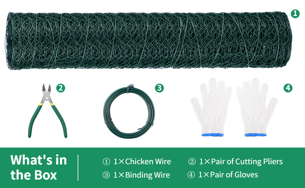 Chicken Wire Fence Mesh, Thicken Metal Floral Chicken Wire